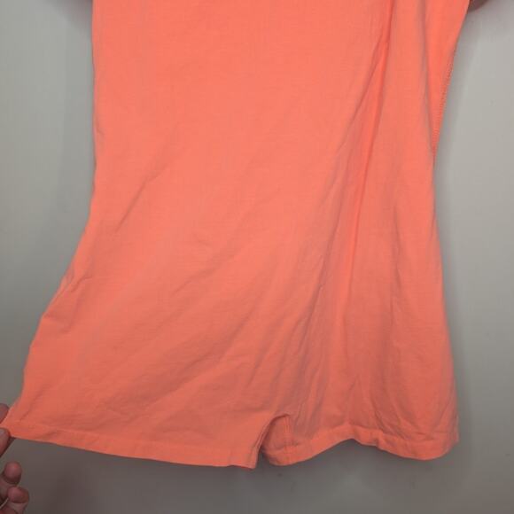Free People Movement Hot Shot Mini Dress with Shorts in Neon Coral, Size Medium - Picture 5 of 8